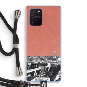 CaseCompany Marrakech Skyline : Samsung Galaxy Note 10 Lite Transparant Hoesje met koord