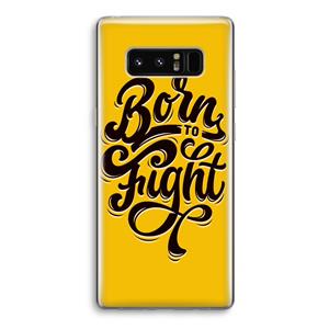 CaseCompany Born to Fight: Samsung Galaxy Note 8 Transparant Hoesje