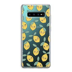 CaseCompany Citroenen: Samsung Galaxy S10 Plus Transparant Hoesje