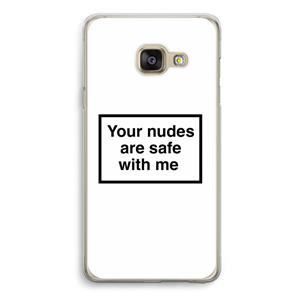 CaseCompany Safe with me: Samsung A3 (2017) Transparant Hoesje