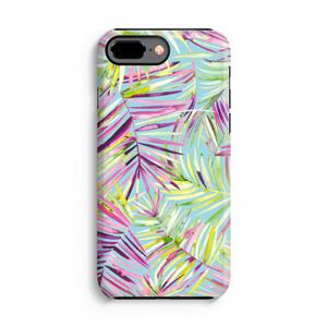 CaseCompany Tropical Palms Blue: iPhone 7 Plus Tough Case
