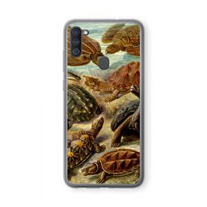 CaseCompany Haeckel Chelonia: Samsung Galaxy A11 Transparant Hoesje