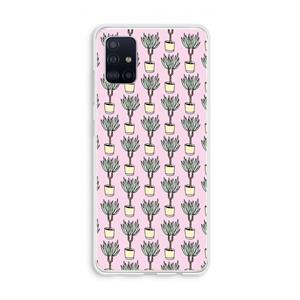 CaseCompany Boompje: Galaxy A51 4G Transparant Hoesje