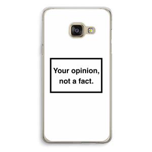 CaseCompany Your opinion: Samsung A3 (2017) Transparant Hoesje