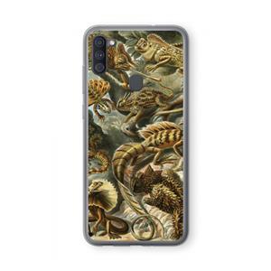 CaseCompany Haeckel Lacertilia: Samsung Galaxy A11 Transparant Hoesje