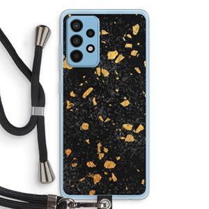 CaseCompany Terrazzo N°7: Samsung Galaxy A52 Transparant Hoesje met koord