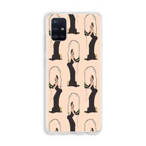 CaseCompany Pop Some Kim: Galaxy A51 4G Transparant Hoesje