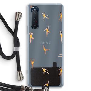 CaseCompany Dans #2: Sony Xperia 5 II Transparant Hoesje met koord