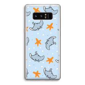 CaseCompany Manta: Samsung Galaxy Note 8 Transparant Hoesje