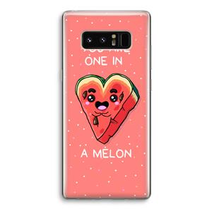 CaseCompany One In A Melon: Samsung Galaxy Note 8 Transparant Hoesje