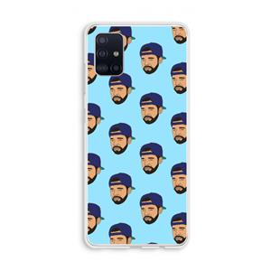 CaseCompany Drake Away: Galaxy A51 4G Transparant Hoesje