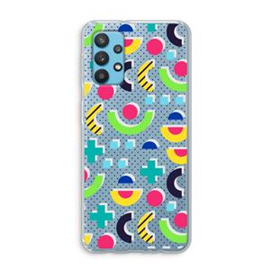 CaseCompany 8-bit N°1: Samsung Galaxy A32 4G Transparant Hoesje