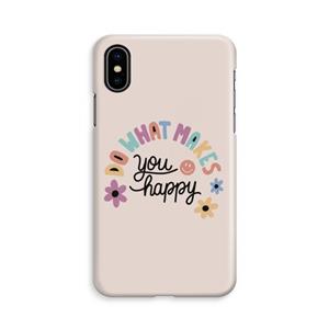 CaseCompany Happy days: iPhone Xs Volledig Geprint Hoesje