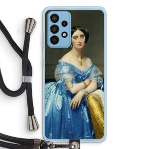 CaseCompany Eleonore: Samsung Galaxy A52 Transparant Hoesje met koord