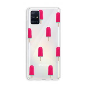 CaseCompany Waterijsje: Galaxy A51 4G Transparant Hoesje