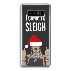 CaseCompany Came To Sleigh: Samsung Galaxy Note 8 Transparant Hoesje