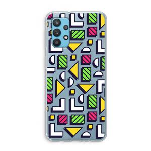 CaseCompany 8-bit N°4: Samsung Galaxy A32 4G Transparant Hoesje