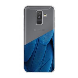 CaseCompany Pauw: Samsung Galaxy A6 Plus (2018) Transparant Hoesje