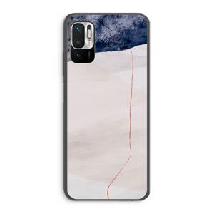 CaseCompany Stone White: Xiaomi Redmi Note 10 5G Transparant Hoesje