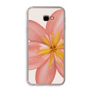 CaseCompany Pink Ellila Flower: Samsung Galaxy J4 Plus Transparant Hoesje