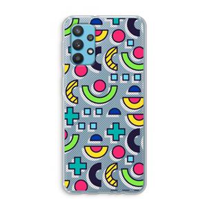 CaseCompany 8-bit N°6: Samsung Galaxy A32 4G Transparant Hoesje