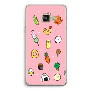 CaseCompany Happy bento friends: Samsung A3 (2017) Transparant Hoesje