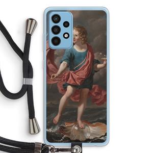CaseCompany Soap Bubbles: Samsung Galaxy A52 Transparant Hoesje met koord