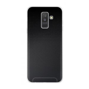 CaseCompany Musketon Halftone: Samsung Galaxy A6 Plus (2018) Transparant Hoesje