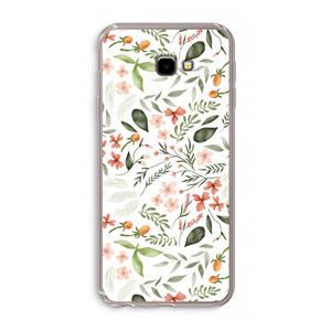CaseCompany Sweet little flowers: Samsung Galaxy J4 Plus Transparant Hoesje