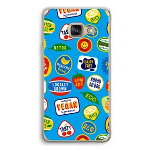 CaseCompany Fruitsticker: Samsung A3 (2017) Transparant Hoesje