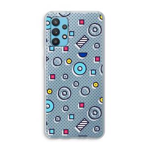 CaseCompany 8-bit N°9: Samsung Galaxy A32 4G Transparant Hoesje