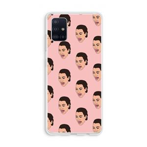 CaseCompany Ugly Cry Call: Galaxy A51 4G Transparant Hoesje