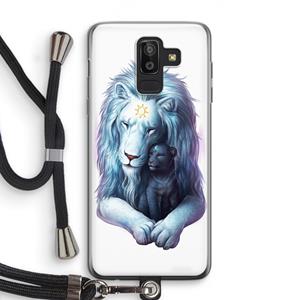 CaseCompany Child Of Light: Samsung Galaxy J8 (2018) Transparant Hoesje met koord