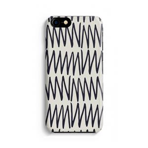 CaseCompany Marrakech Zigzag: Volledig geprint iPhone SE 2020 Hoesje