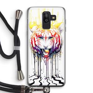 CaseCompany Fading: Samsung Galaxy J8 (2018) Transparant Hoesje met koord