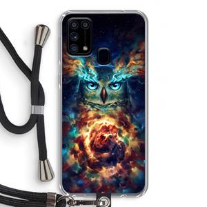 CaseCompany Aurowla: Samsung Galaxy M31 Transparant Hoesje met koord