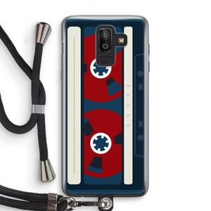 CaseCompany Here's your tape: Samsung Galaxy J8 (2018) Transparant Hoesje met koord