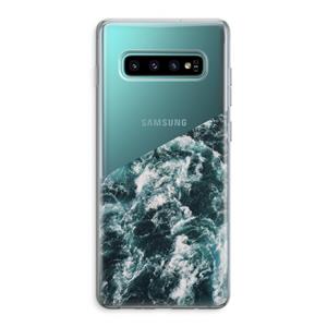 CaseCompany Zee golf: Samsung Galaxy S10 Plus Transparant Hoesje