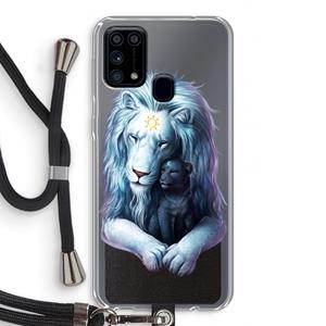 CaseCompany Child Of Light: Samsung Galaxy M31 Transparant Hoesje met koord