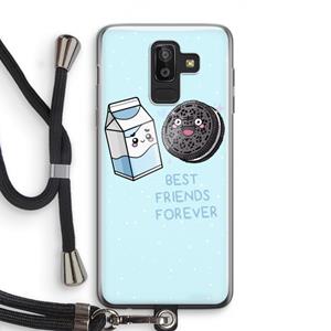 CaseCompany Best Friend Forever: Samsung Galaxy J8 (2018) Transparant Hoesje met koord