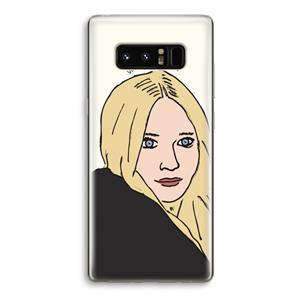 CaseCompany Ashley: Samsung Galaxy Note 8 Transparant Hoesje