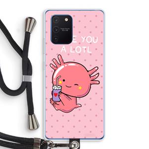 CaseCompany Love You A Lotl: Samsung Galaxy Note 10 Lite Transparant Hoesje met koord