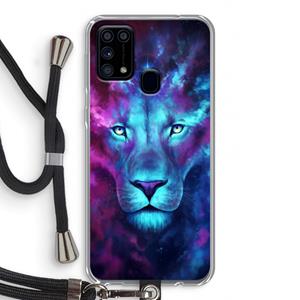 CaseCompany Firstborn: Samsung Galaxy M31 Transparant Hoesje met koord