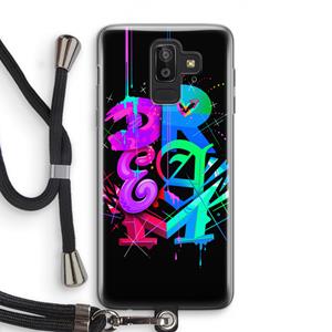 CaseCompany Dream: Samsung Galaxy J8 (2018) Transparant Hoesje met koord