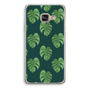 CaseCompany Monstera leaves: Samsung A3 (2017) Transparant Hoesje