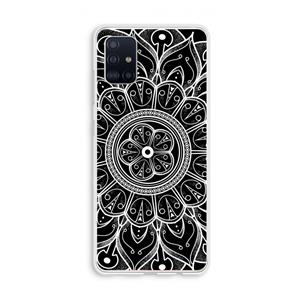 CaseCompany Roses Are Red: Galaxy A51 4G Transparant Hoesje