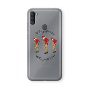 CaseCompany Jingle Ladies: Samsung Galaxy A11 Transparant Hoesje
