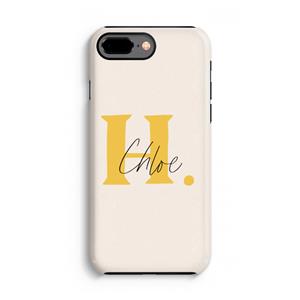 CaseCompany Amber Script: iPhone 7 Plus Tough Case