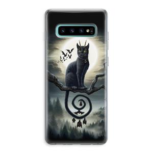 CaseCompany Moonlight Companions: Samsung Galaxy S10 Plus Transparant Hoesje