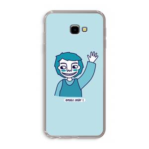 CaseCompany Zwaai: Samsung Galaxy J4 Plus Transparant Hoesje